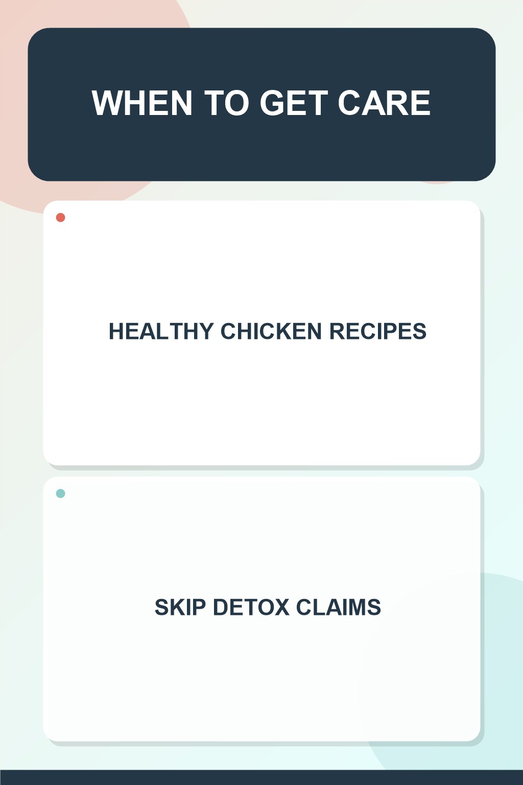 Food Myth Versus Fact infographic for Healthy Chicken Recipes, presenting respectful general HSV self-care comfort, hygiene, and safety education.