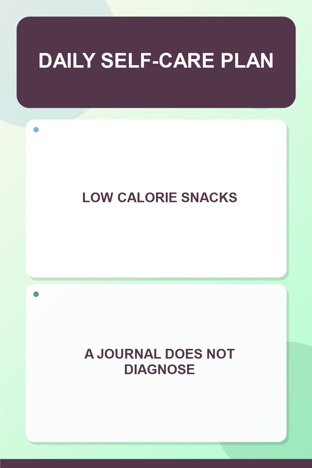Outbreak Pattern Notes infographic for Low Calorie Snacks, presenting respectful general HSV self-care comfort, hygiene, and safety education.