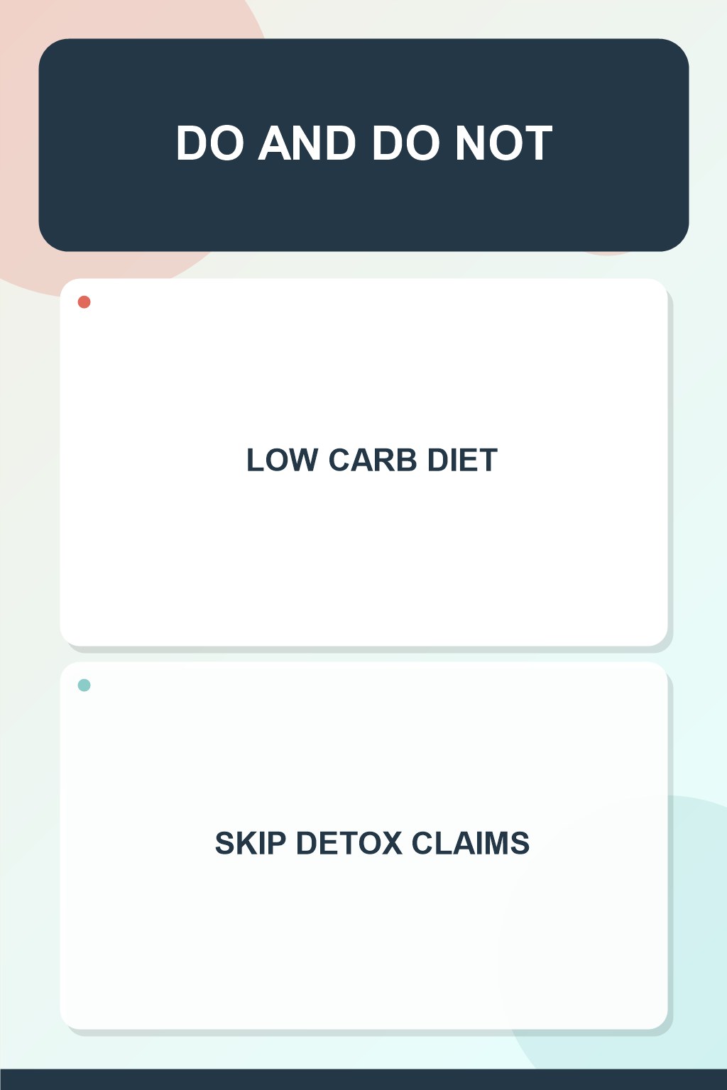 Food Myth Versus Fact infographic for Low Carb Diet, presenting respectful general HSV self-care comfort, hygiene, and safety education.