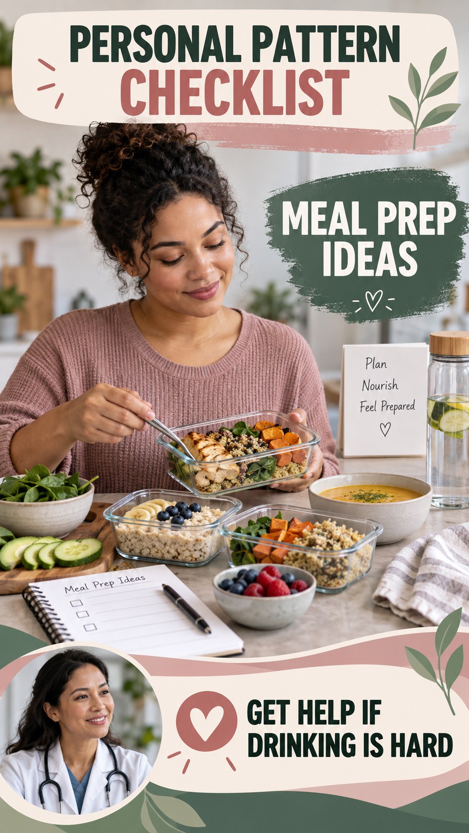 Meal Comfort Awareness infographic for Meal Prep Ideas, explaining that possible cold-sore triggers vary by person.