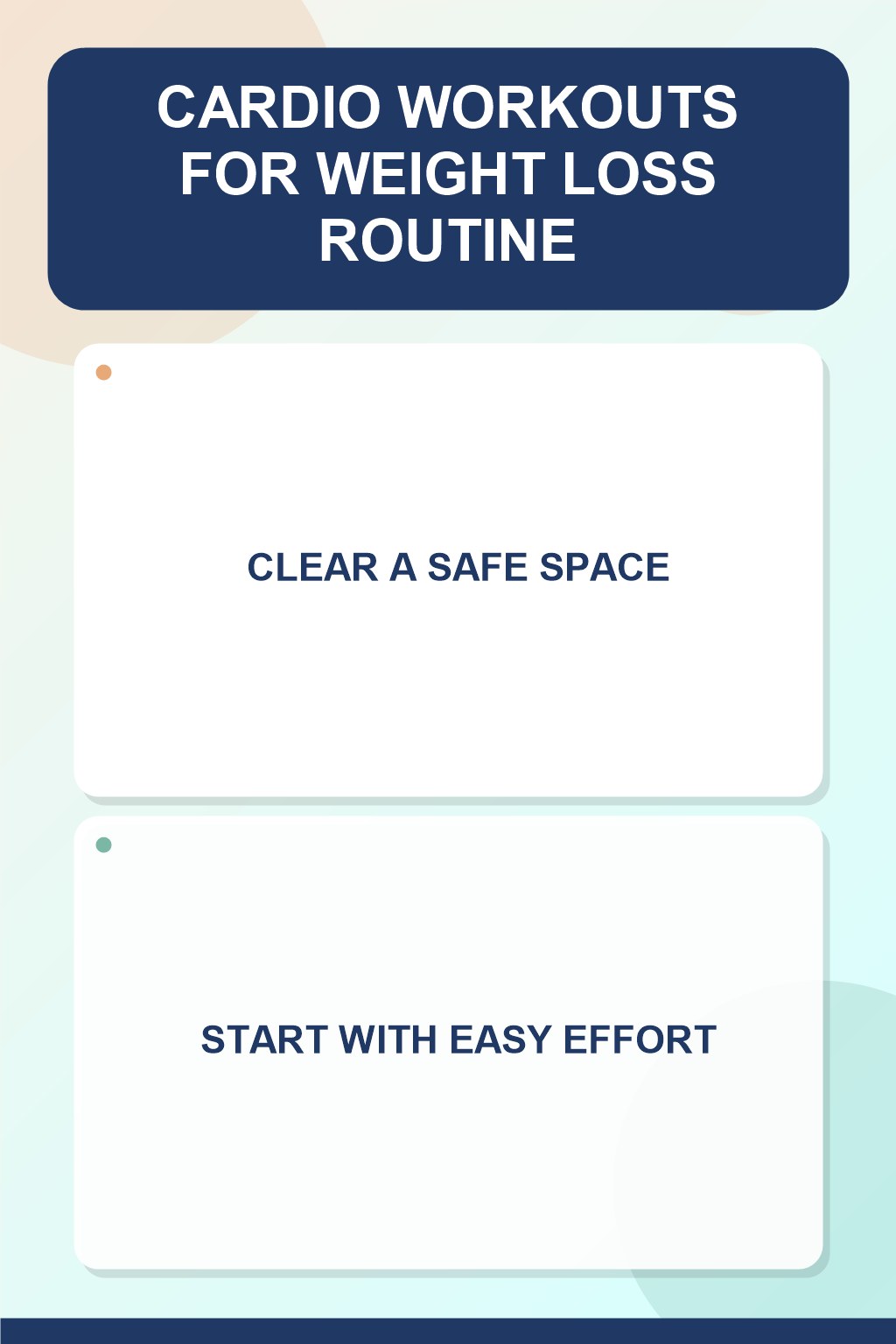 Morning Movement Corner for Cardio Workouts for Weight Loss in a small apartment fitness corner, showing a practical, attainable routine with readable guidance.