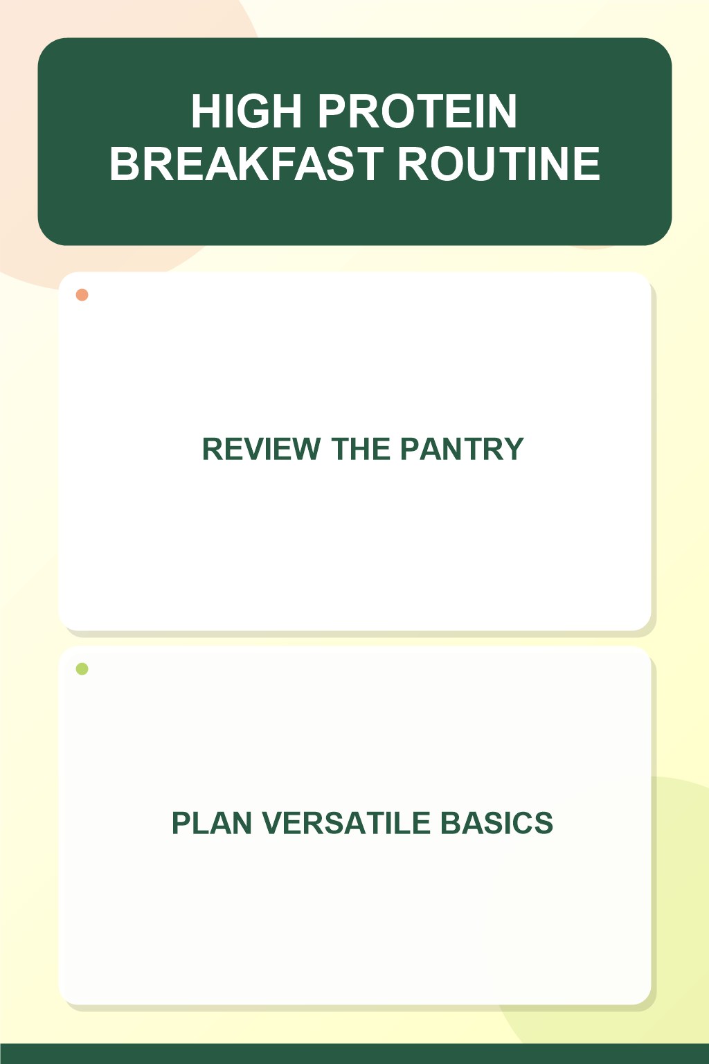 Simple Grocery Reset for High Protein Breakfast in an organized refrigerator and counter zone, showing a practical, attainable routine with readable guidance.