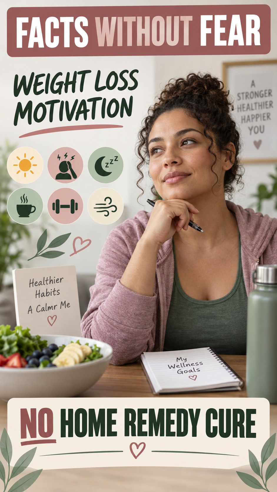 Cold Sore Myth Versus Fact infographic for Weight Loss Motivation, explaining that possible cold-sore triggers vary by person.